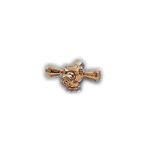 Metal Cross without Index Button